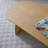 Mid Century Modern Oval Coffee Table - Solid Wood Veneer + E1-Grade MDF, 47.24"W x23.62"D H-Shape (50lbs Capacity), Family-Safe Rounded Corners for Small Space/Living Room/Office, Easy Assembly-1767701374