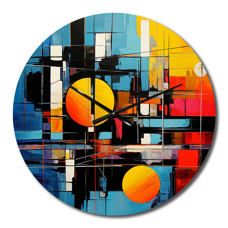 Horloge murale Mid-Century, Petit
