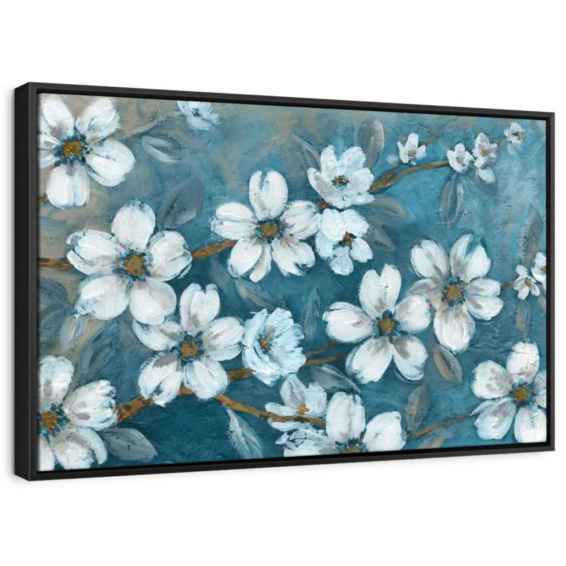 «Blossoms Of Evening», reproduction sur toile, H 21 po x l 31 po