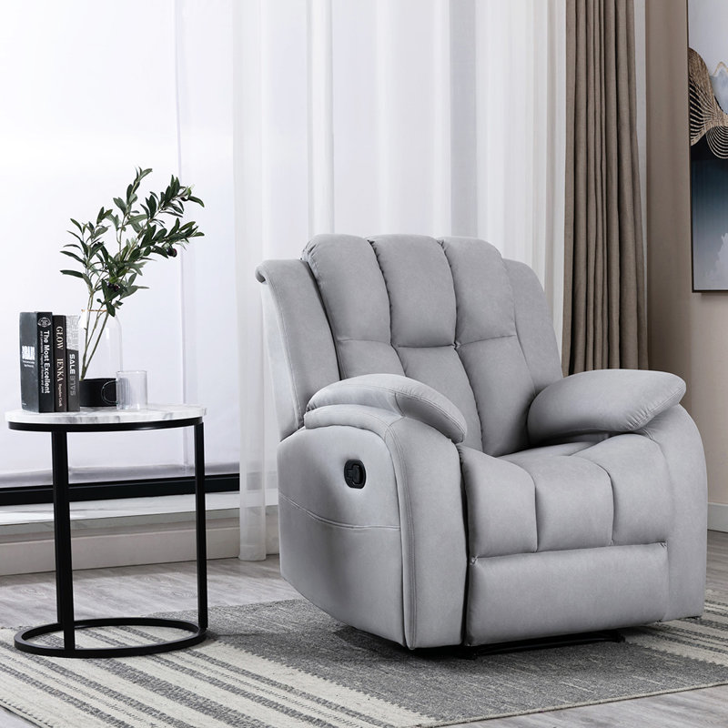 Krikoris Ergonomic Recliner, Grey, Manual
