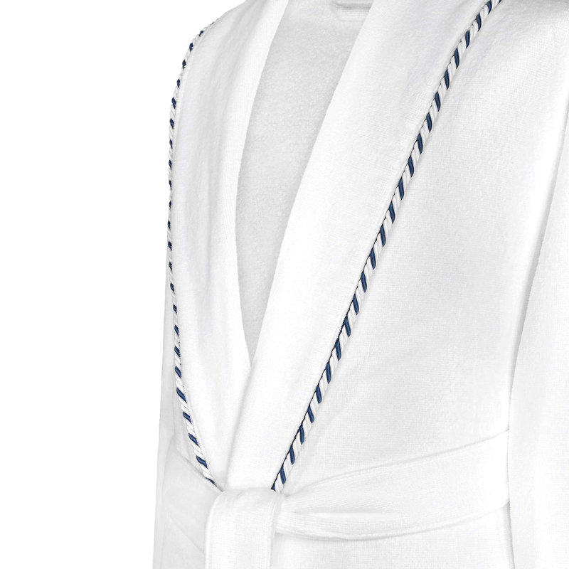Peignoir 100% coton Robert, Blanc, TG