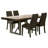 Chocolate 5-piece Dining Set