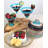 Mosaic Chalk Schutzer Cheese Dome with Plate