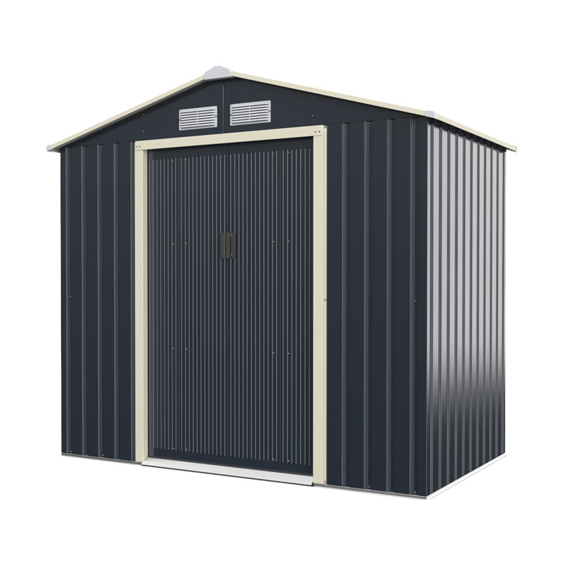 Britanny 7 ft X 4.2 ft Metal Saltbox Tool Shed
