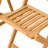 Wood Patio Bistro - 3 Pieces. Folding Chairs & Table For Outdoor. Backyard, Garden, Deck Use. Finish, Slatted, 175 Lbs Capacity 3 Furniture With 2 Round Table. Fine Detailing, Deck, Balcony, Backyard