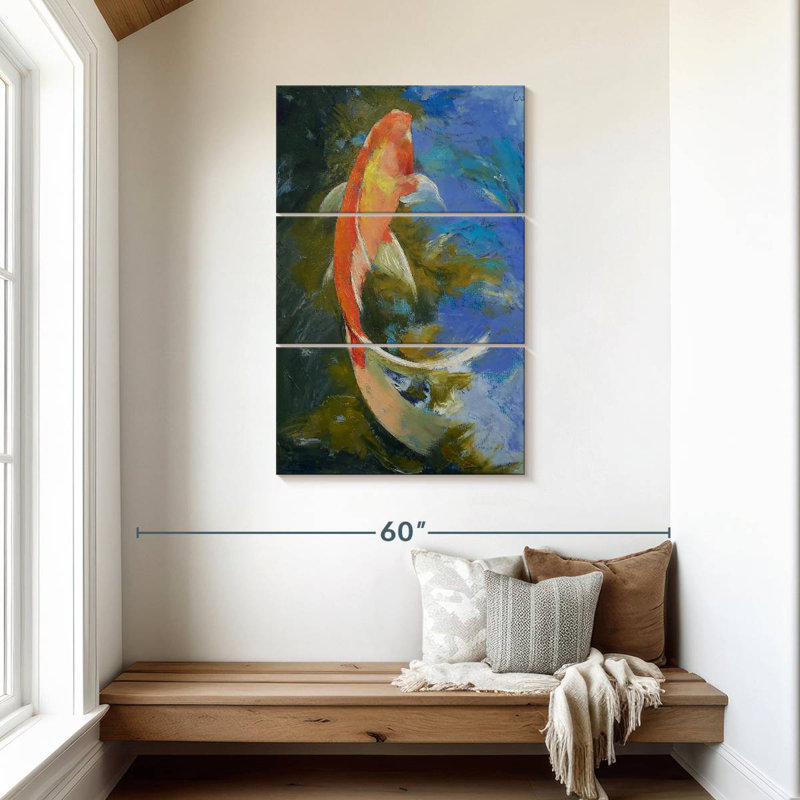 Brampt Butterfly Koi, 45" H x 28" W