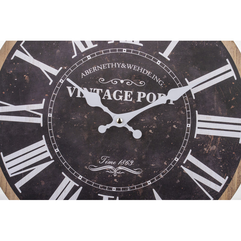 Deo Wood Wall Clock