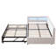 Upholstered Daybed with Trundle Bed