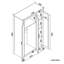 180*112*49.5cm, Solid Wood Multi-Layer Storage with Hooks,3-Door Wardrobe-1180649643