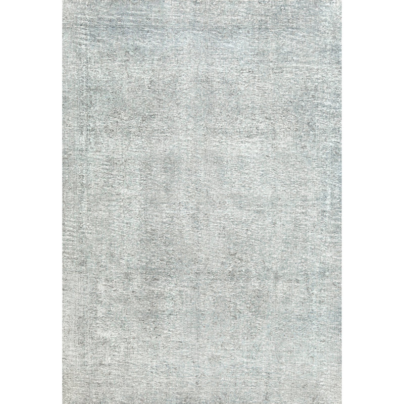 ZIVNVIZIGGY00 Wool Area Rug in Gray, Rectangle 9' x 12'