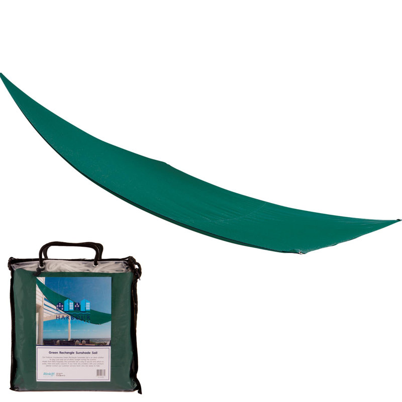 Rectangle Shade Sail - 2.5 x 3m, Green