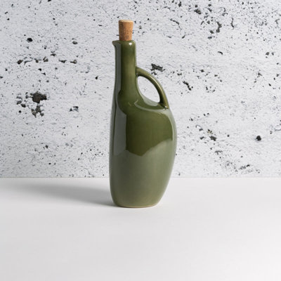 Olive Oil Bottle Canard 34 oz - Green