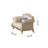 Faux Leather Armchair