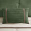 Ensembles de literie confortables en grand suède, vert, style moderne