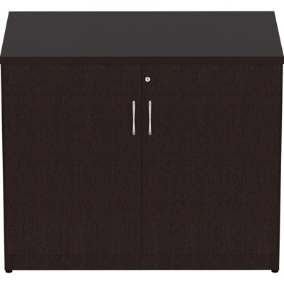 Essentials Series 2-Door Storage Cabinet - 36" X 22.5" X 29.5" - Drawer(S)2 Door(S) - Material: Melamine Faced Chipboard (MFC) Top, Melamine Faced Chi by Lorell