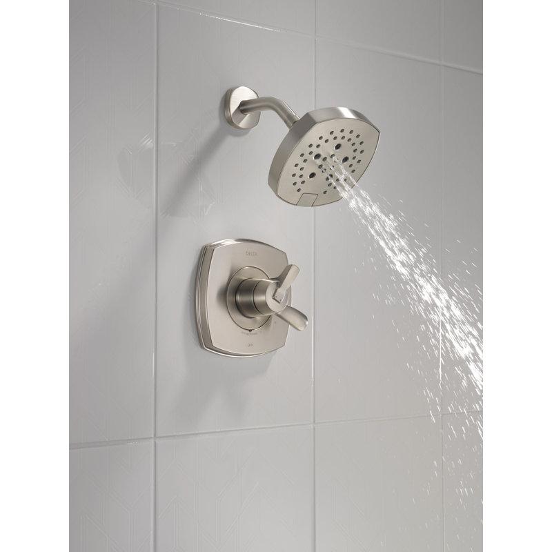 Stryke Shower Faucet Trim with H2Okinetic, Brushed Nickel