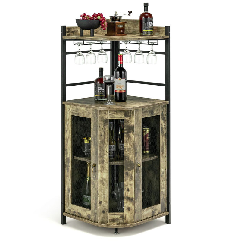 Heideman 47 cm Mini Bar Cabinet