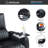 Leather Power Reclining Home Theater Seating with Cup Holder-864351166