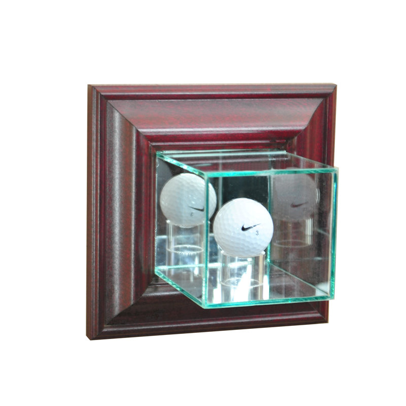 Vitrine de golf murale, Cerisier