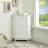 White Bathroom Cabinet Triangle Corner Storage Cabinet With Adjustable Shelf Modern Style Mdf Board-944444571