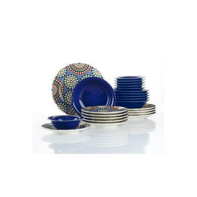 Elsie 24 Piece Dinnerware Set - Service for 6