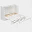Grand lit escamotable avec tiroirs de rangement et ports USB-220321120