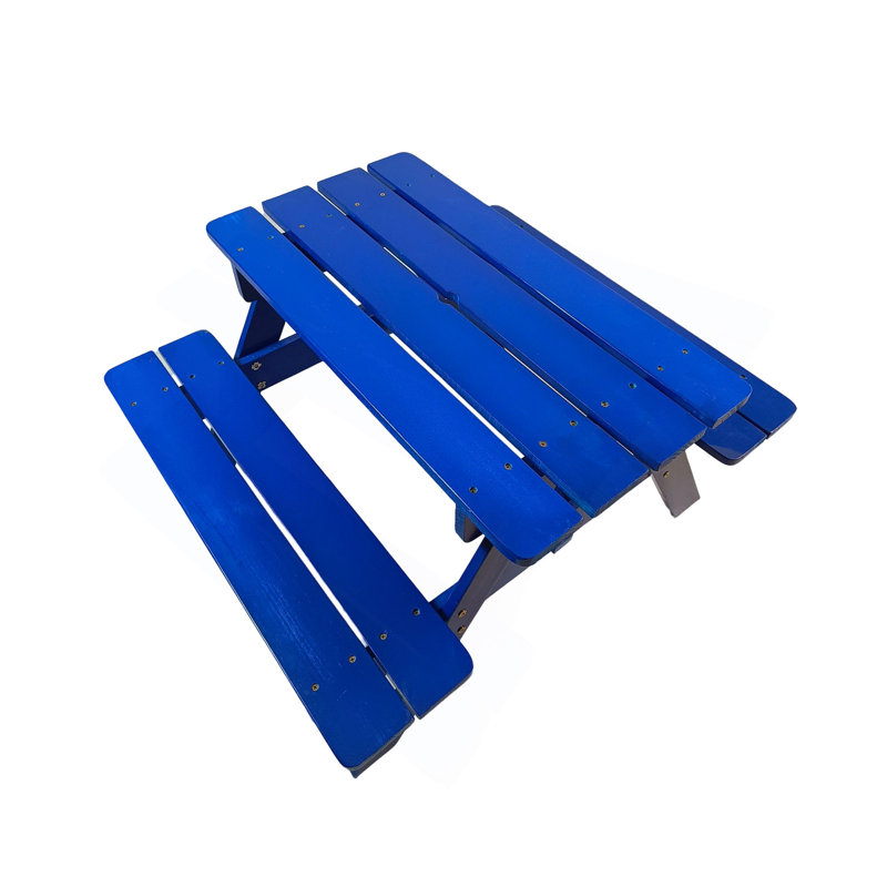 Outdoor Or Indoor Wood Children Adirondack Chair