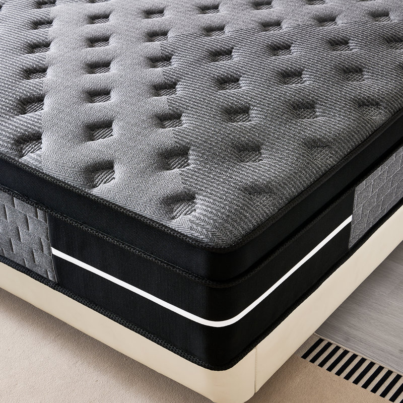 Luxury Medium Hybrid Innerspring Mattress In A Box, Individual Pocket Springs &  High-Density Foam For Motion Isolation & Deep Sleep