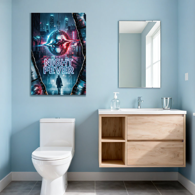Fashion Neon City Night Fever, H 18 po x l 12 po