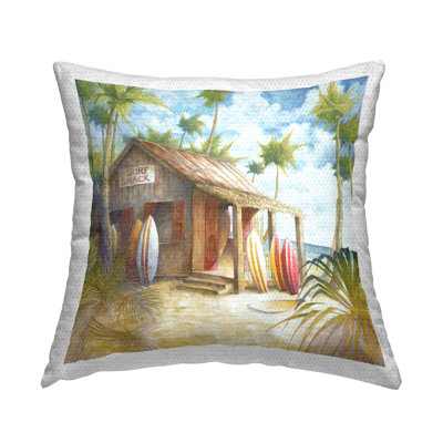 Housse et insert de coussin décoratif carré en polyester pour l'intérieur et l'extérieur