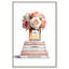 Rose Reads Rouge Canvas Trendy Fashion Print by -658443624-658443629