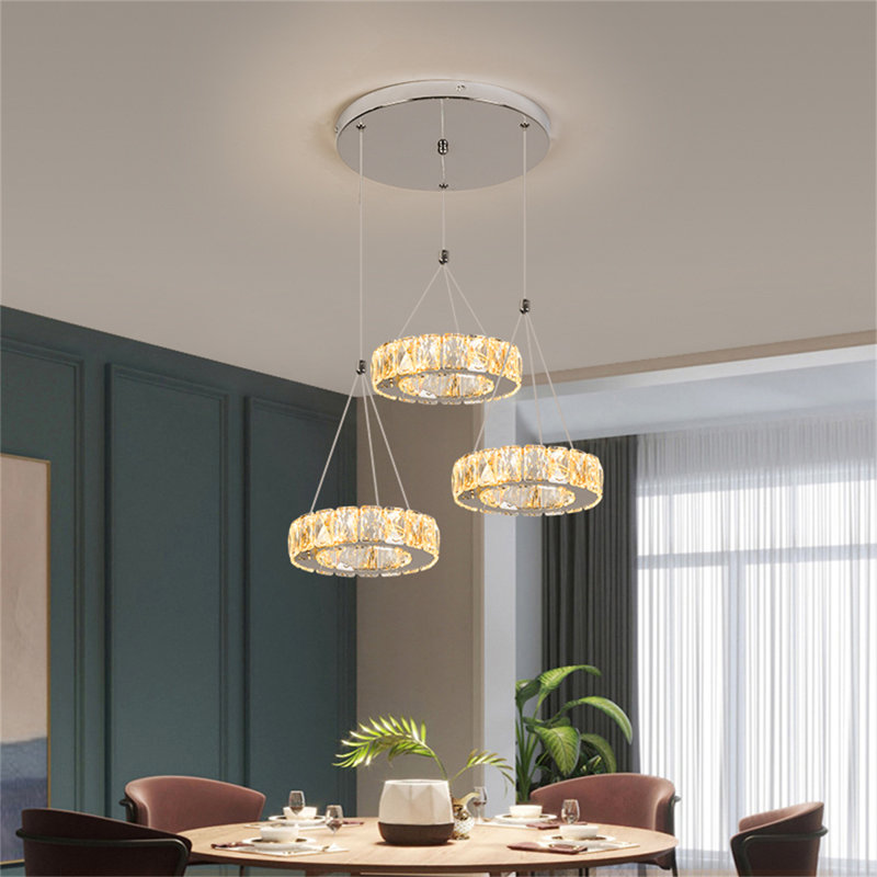 3 - Light LED Chandelier