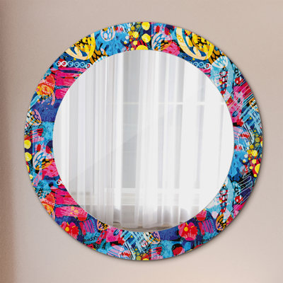 Huldar Glass Flat Wall Mirror