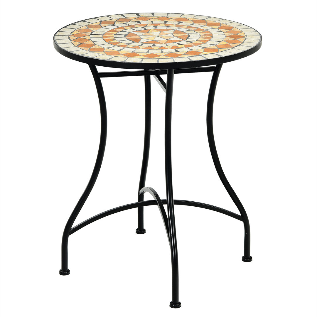 Nakagawa Round Metal Outdoor Bar Table , 60cm cm W 60cm cm D