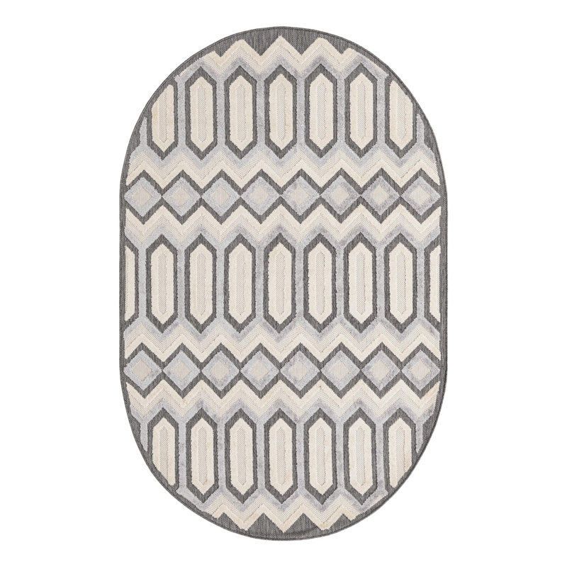 Flaxton Indoor Rug, Oval 5'3" x 8'