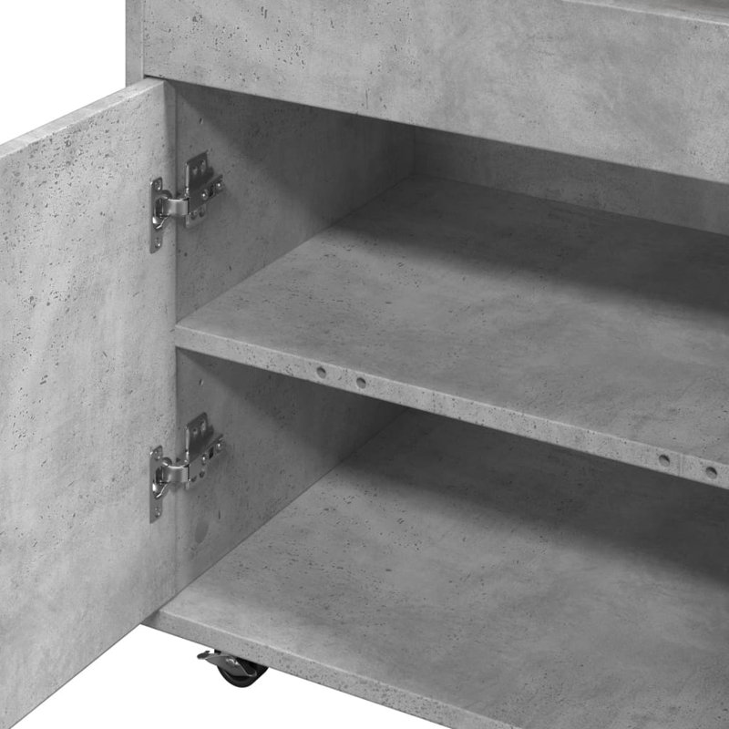 Shebra 60cm Mini Bar, Concrete Grey