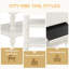 Table de chevet blanche antique