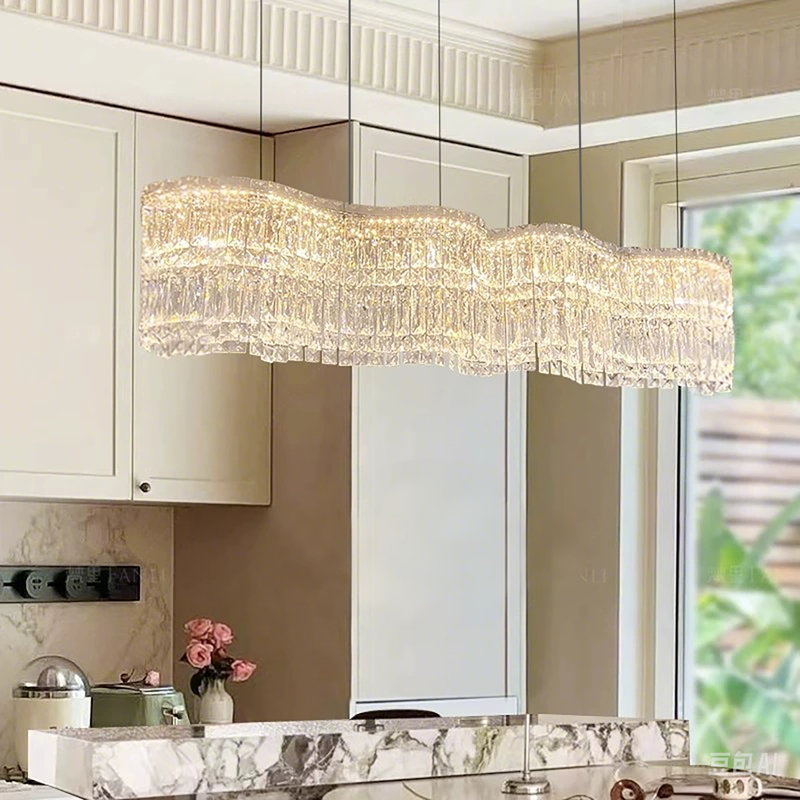 47X9X46", Hanging Lamp Rectangular Crystal Chandelier Modern Chrome Chandelier Linear Rectangle Pendant Light Fixtures For Dining Room Luxury Long Chandelier For Living Room E9CB4ADB385D484FBEB2526428BF7AD1