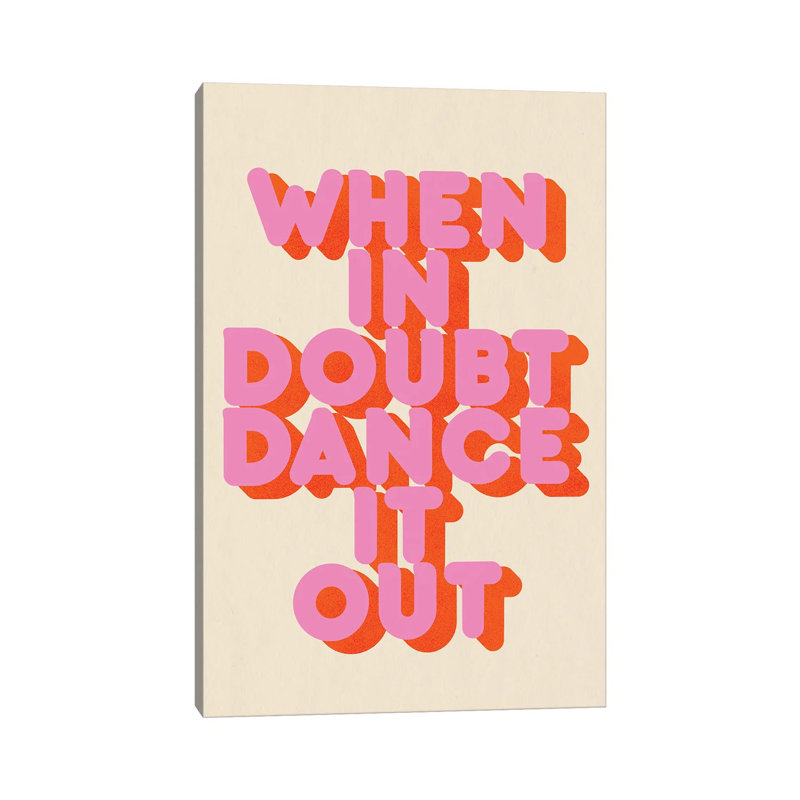 Dance It Out by Show Me Mars - Gallery-Wrapped Canvas Giclée on Canvas, Canvas, 20.32 cm H x 30.48 cm W