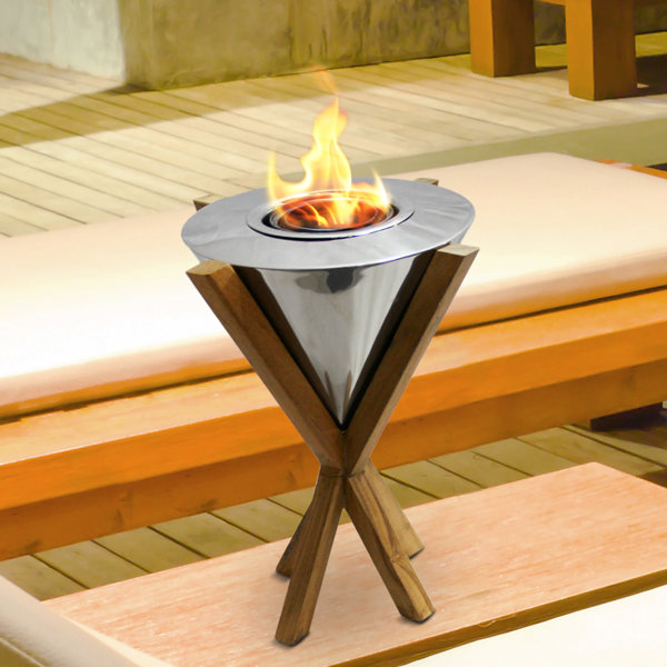 Union Rustic Matta Gel Fuel Tabletop Fireplace u0026 Reviews - Wayfair Canada
