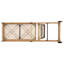 Ensemble de 2 chaises longues de patio avec dossier à 5 positions, coussin et roulettes-363169556-363169557
