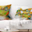Coussin lombaire Landscape House and Quiet Pond