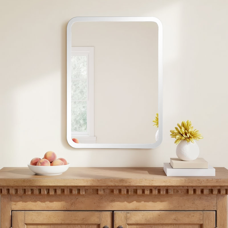 Tisdale Frameless Oblong Wall Mirror