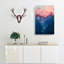 Ravine To The Clouds In Abstract - Wrapped Canvas-55322741
