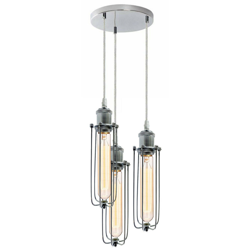 Hanrahan 3 - Light Chrome Cluster Pendant