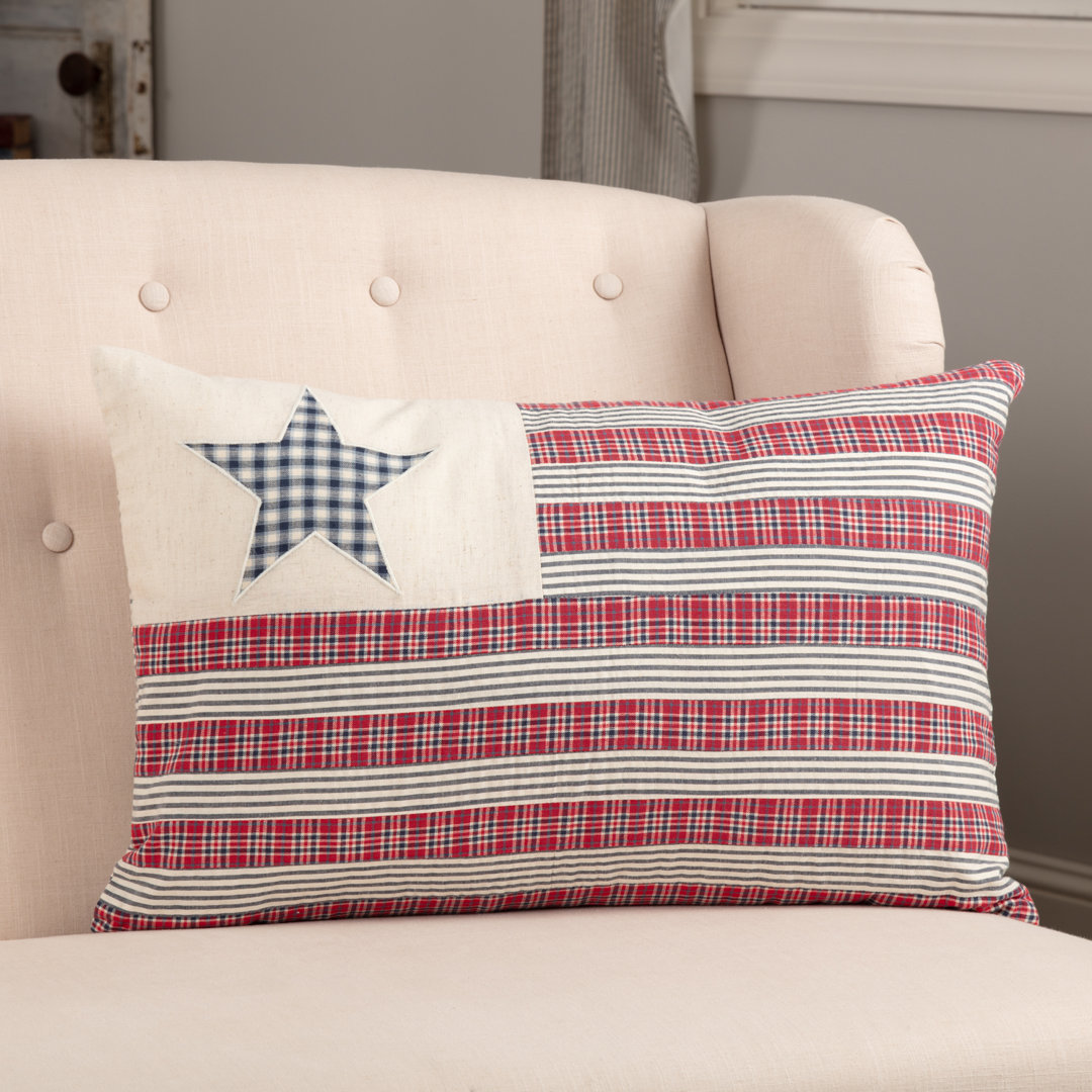 Peltier Rectangular Cotton Pillow Cover & Insert August Grove®