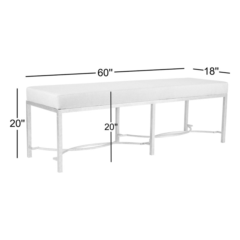Grace Bench, Silver