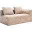 Ergonomic Chenille Couch, Wrinkle Fabric And High Foam, Body Discomfort Modern For Living Area, Spacious , Enhance Your Quality-1592335580