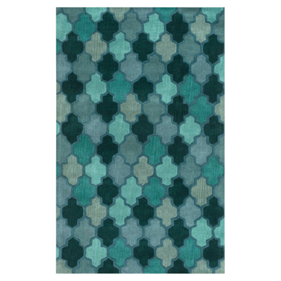 Billmont Wool Geometric Indoor Rug