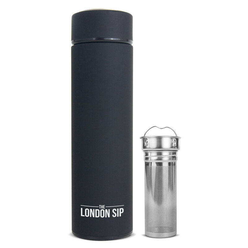 Bouteille infuseur de thé London 16 g, Noir